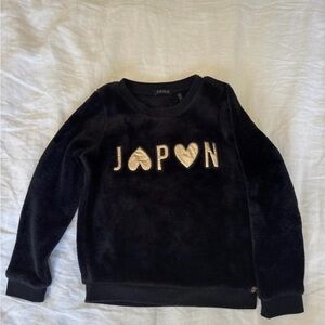 Ikks Black Sweater with Gold Accents